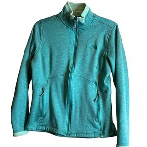 The North Face Women's Soft Zip Up Jacket Turquoise Unlined Size Large